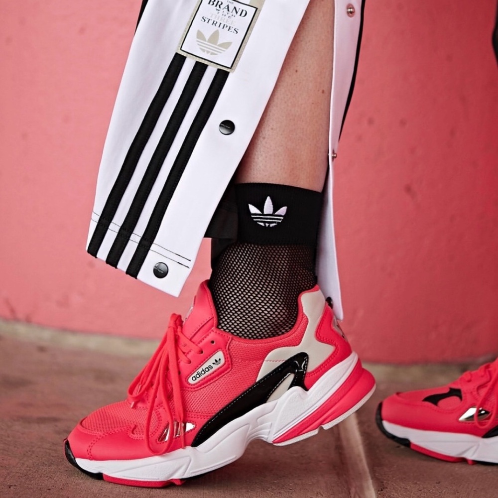 Adidas Falcon “Shock Red” Sneakers